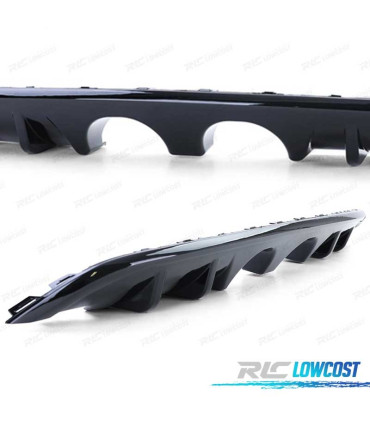 DIFUSOR VOLKSWAGEN VW GOLF MK6 1K 08-13 BRILHANTE PRETO SAIDA DUPLA