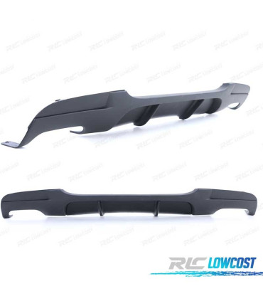 DIFUSOR BMW E90 05-12 LOOK M PERFORMANCE PRETO MATE