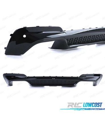 DIFUSOR BMW X3 G01 LOOK M PERFORMANCE PRETO BRILHANTE + PONTEIRAS ESCAPE