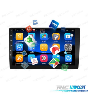 AUTO RADIO 9" ANDROID 13 QUAD CORE 64GB ROM