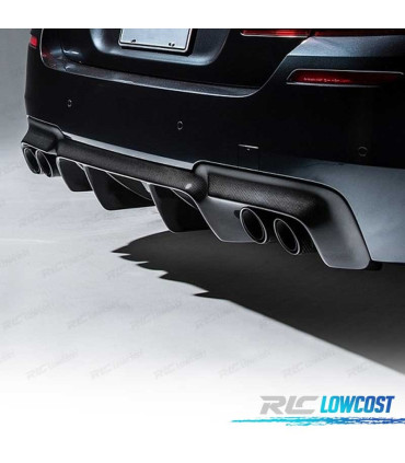 DIFUSOR BMW F10 F11 LOOK M PERFORMANCE CARBONO