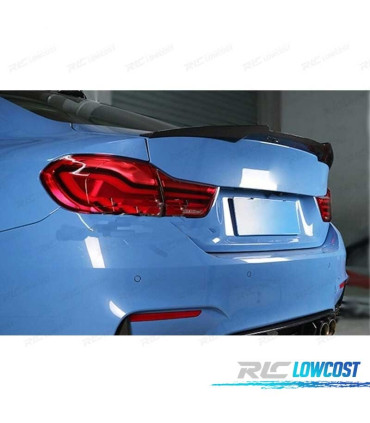 LIP SPOILER BMW F82 M4 14-20 M PERFORMANCE PRETO BRILHANTE ABS