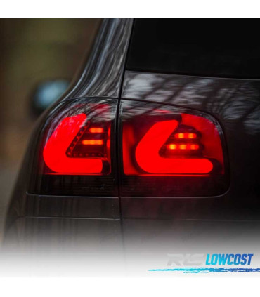 FAROLINS LED VOLKSWAGEN VW TOUAREG I 7L 02-10 CARDNA PRETO FUMADO