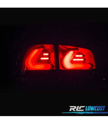 FAROLINS LED VOLKSWAGEN VW TOUAREG I 7L 02-10 CARDNA PRETO FUMADO