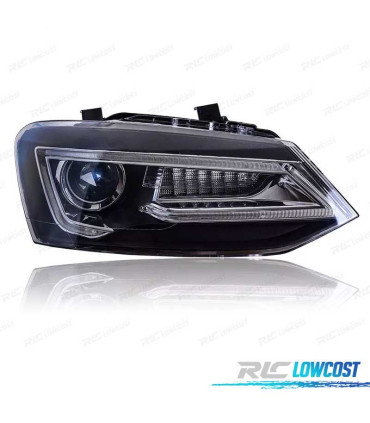 FARÓIS VOLKSWAGEN VW POLO 6R 09-17 LED LIGHT BAR DEVIL EYE