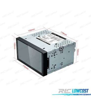 AUTO RADIO GPS UNIVERSAL 2 DIN ECRA TACTIL 7"