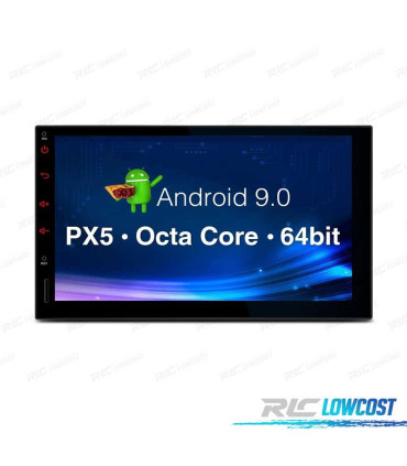 AUTO RÁDIO GPS 7" ANDROID 9.0 2DIM MULTIMEDIA STEREO