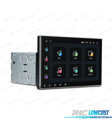 AUTO RÁDIO GPS 10.1" ANDROID 13 OCTA-CORE 2DIM MULTIMEDIA DVD