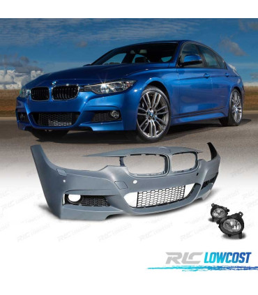 PÁRA-CHOQUES FRONTAL BMW F30 F31 LOOK M COM PDC + FAROIS NEVOEIRO