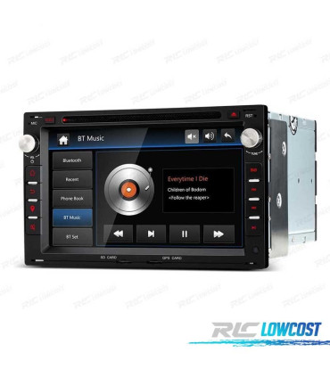 AUTO RADIO ANDROID 10 2DIN 7" PARA SEAT SKODA VOLKSWAGEN VW USB GPS TACTIL HD