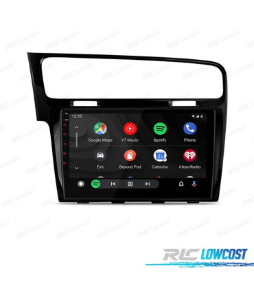 AUTO RADIO GPS ANDROID 12 ECRA TACTIL 10.1" PARA VOLKSWAGEN VW GOLF 7