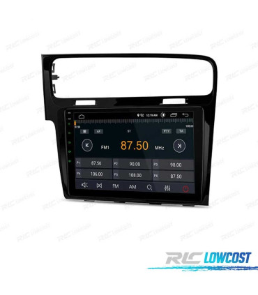 AUTO RADIO GPS ANDROID 12 ECRA TACTIL 10.1" PARA VOLKSWAGEN VW GOLF 7