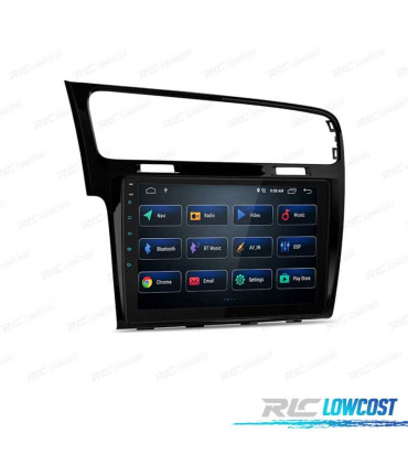 AUTO RADIO GPS ANDROID 12 ECRA TACTIL 10.1" PARA VOLKSWAGEN VW GOLF 7