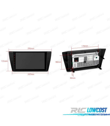 RADIO GPS ANDROID 12 PARA BMW E90 E91