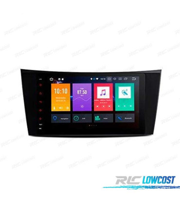 AUTO RADIO 2DIN GPS ANDROID 12 PARA MERCEDES W211 W219 CLS TACTIL 8"