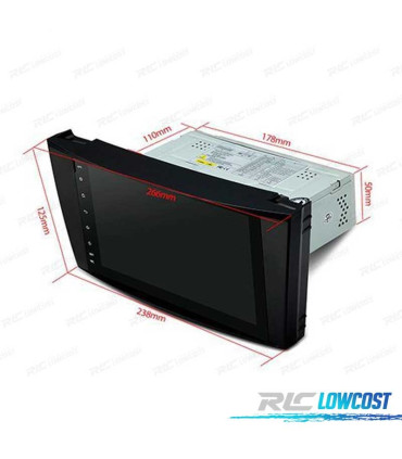 AUTO RADIO 2DIN GPS ANDROID 12 PARA MERCEDES W211 W219 CLS TACTIL 8"