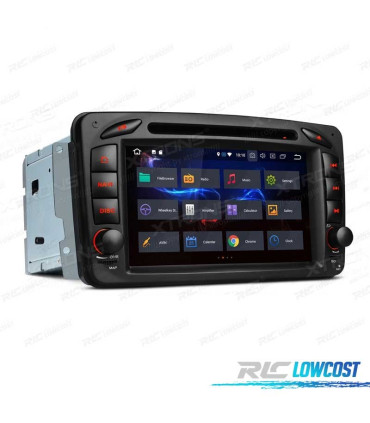 AUTO RÁDIO 7" ANDROID 10.0 OCTA-CORE MULTIMEDIA DVD PARA MERCEDES-BENS