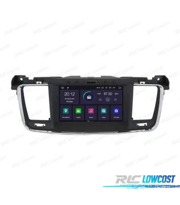 AUTO RÁDIO 7" ANDROID 8,0 PARA PEUGEOT 508 11 – 15