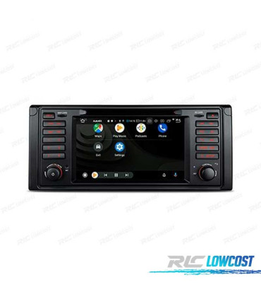 AUTO RÁDIO GPS 7" ANDROID 10.0 OCTA-CORE MULTIMEDIA DVD HDMI BMW SERIE 5 SERIE 7
