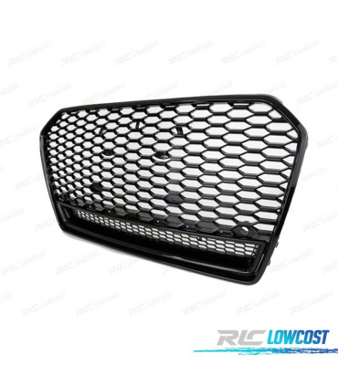 GRELHA AUDI A6 4G 11-14 LOOK RS6 PRETO BRILHO