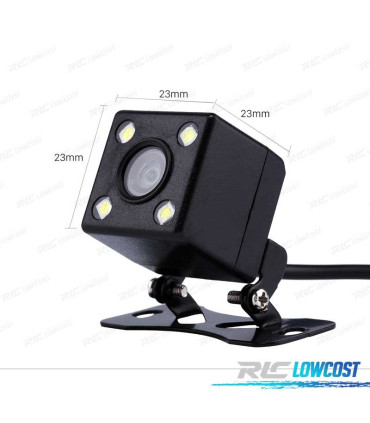 CÂMARA DE MARCHA ATRÁS ESTACIONAMENTO PARA MATRICULA UNIVERSAL COM LED