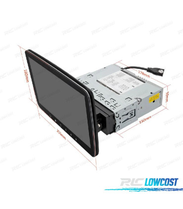 RÁDIO GPS ANDROID 10 UNIVERSAL FULL HD