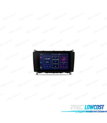 AUTO RÁDIO GPS ANDROID 11 PARA MERCEDES CLK A209 C209 02-09