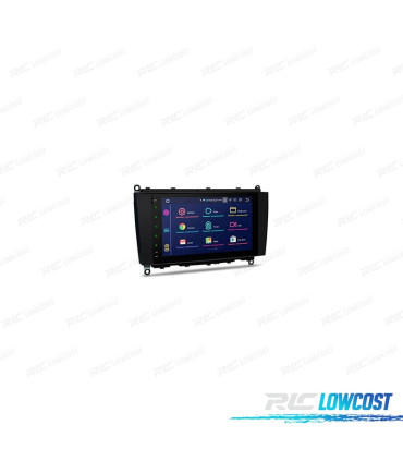 AUTO RÁDIO GPS ANDROID 11 PARA MERCEDES CLK A209 C209 02-09