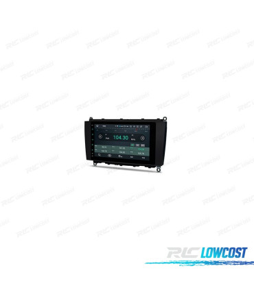 AUTO RÁDIO GPS ANDROID 11 PARA MERCEDES CLK A209 C209 02-09