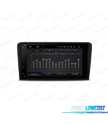 AUTO RÁDIO GPS ANDROID 12 PARA AUDI A3 S3 RS3