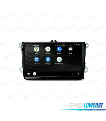 AUTO RÁDIO GPS ANDROID 13 VOLKSWAGEN VW PARA SEAT SKODA