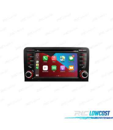 AUTO RÁDIO GPS ANDROID 12 PARA AUDI A3 S3 RS3