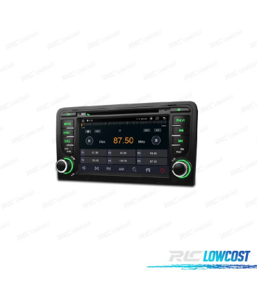AUTO RÁDIO GPS ANDROID 12 PARA AUDI A3 S3 RS3