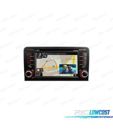 AUTO RÁDIO GPS ANDROID 12 PARA AUDI A3 S3 RS3