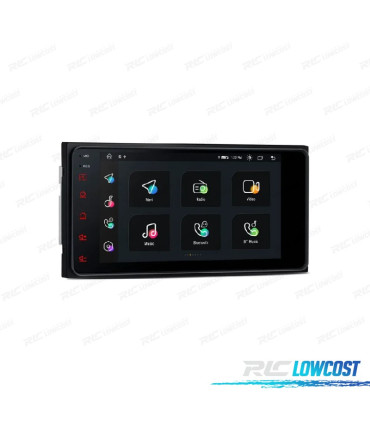 AUTO RÁDIO GPS ANDROID 13 PARA TOYOTA COROLLA RAV4 LAND CRUISER