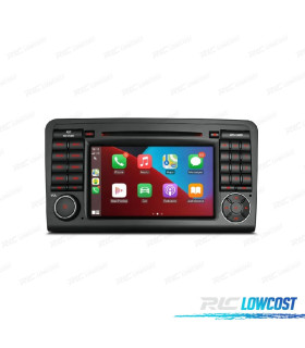 AUTO RÁDIO GPS ANDROID 12 CLASSE ML W164 GL X164 PARA MERCEDES