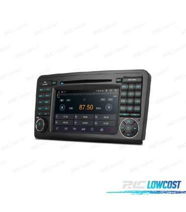 AUTO RÁDIO GPS ANDROID 12 CLASSE ML W164 GL X164 PARA MERCEDES