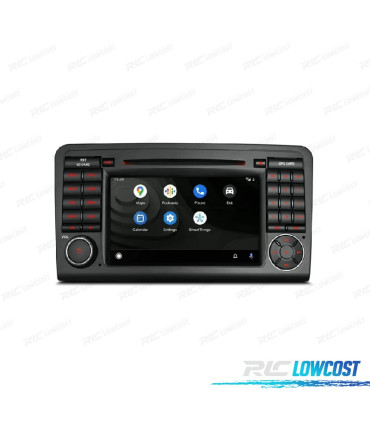 AUTO RÁDIO GPS ANDROID 12 CLASSE ML W164 GL X164 PARA MERCEDES