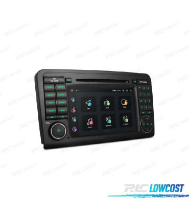 AUTO RÁDIO GPS ANDROID 12 CLASSE ML W164 GL X164 PARA MERCEDES