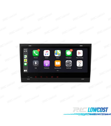 AUTO RÁDIO GPS ANDROID 12 PARA AUDI A4 S4 RS4 SEAT EXEO