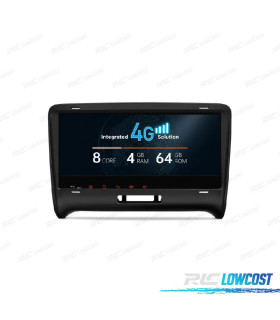 AUTO RÁDIO GPS ANDROID 11 PARA AUDI TT MK2 06-12