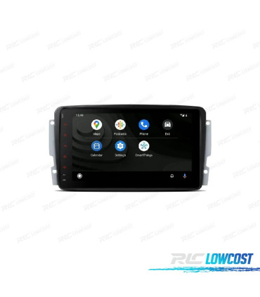 AUTO RÁDIO GPS ANDROID 13 PARA MERCEDES W168 C W203 CLK W209 G W463 VITO VIANO W639