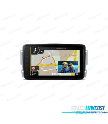 AUTO RÁDIO GPS ANDROID 13 PARA MERCEDES W168 C W203 CLK W209 G W463 VITO VIANO W639