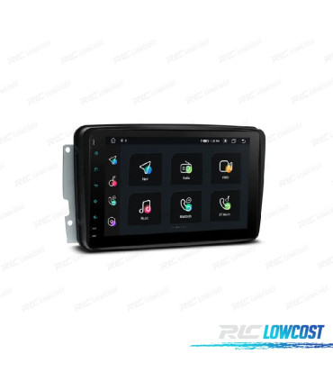 AUTO RÁDIO GPS ANDROID 13 PARA MERCEDES W168 C W203 CLK W209 G W463 VITO VIANO W639