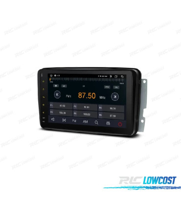 AUTO RÁDIO GPS ANDROID 13 PARA MERCEDES W168 C W203 CLK W209 G W463 VITO VIANO W639