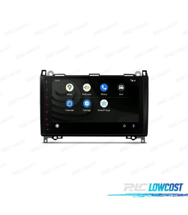 AUTO RÁDIO GPS ANDROID 10 PARA MERCEDES A B VITO VIANO SPRINTER 9"