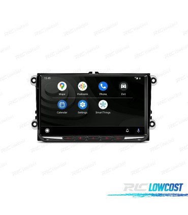 AUTO RÁDIO GPS ANDROID 14 VOLKSWAGEN VW PARA SEAT SKODA