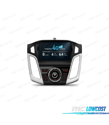 AUTO RÁDIO GPS ANDROID 13 PARA FORD FOCUS 12-17