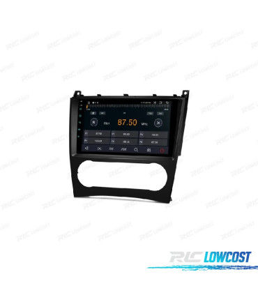 AUTO RÁDIO GPS ANDROID 13 PARA MERCEDES CLASE C W203 CLK W209 G W463
