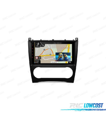 AUTO RÁDIO GPS ANDROID 13 PARA MERCEDES CLASE C W203 CLK W209 G W463